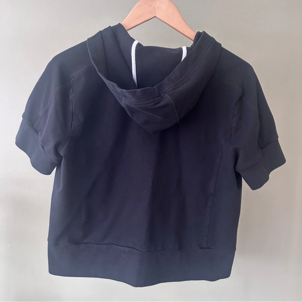 Lauren Ralph Lauren Active BlackWomen's Short Sleeve Zip-Up
Hoodie Sweatshirt XL - Picture 9 of 11
